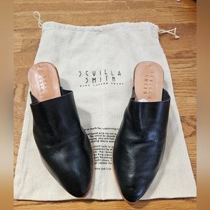 RARE NEW Sevilla Smith sz 37 The Liz black mules